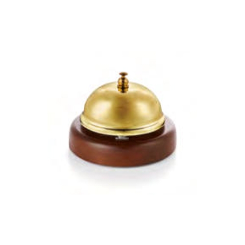 eceptiebel hout goud diam 9cm