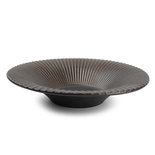 ord diep diam 26x55cm gestreept zilver brass f2d