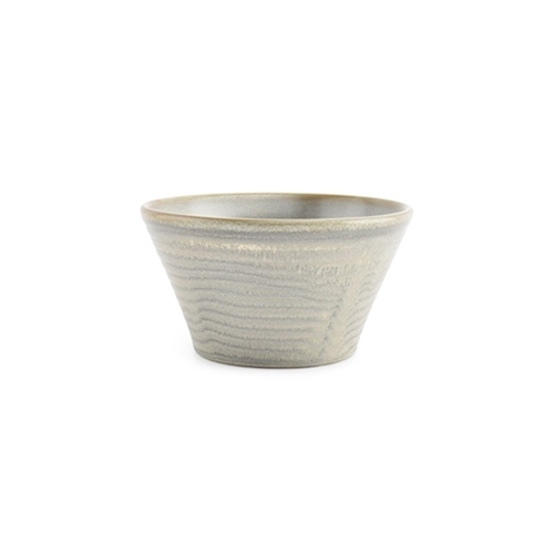 om diam 18cm hgt 9cm conisch groen line f2d