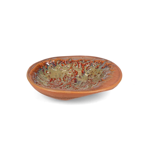 om diam 255cm hgt 55cm crab burnt orange icon ecomade