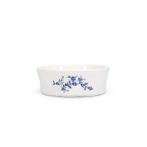 om diam 13cm hgt 5cm blauw flower retro bonbistro