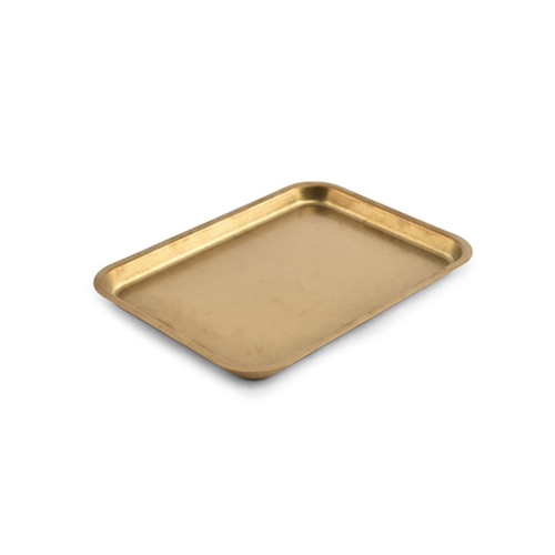 ienblad afm 22x16cm hgt 15cm antique goud serve bonbistro