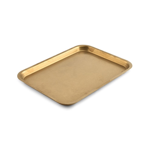 ienblad afm 25x185cm hgt 15cm antique goud serve bonbistro