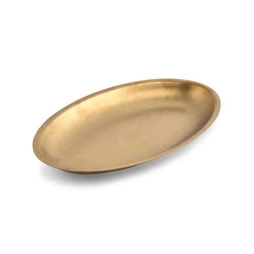 erveerschaal afm 30x185cm hgt 25cm antique goud serve bonbistro
