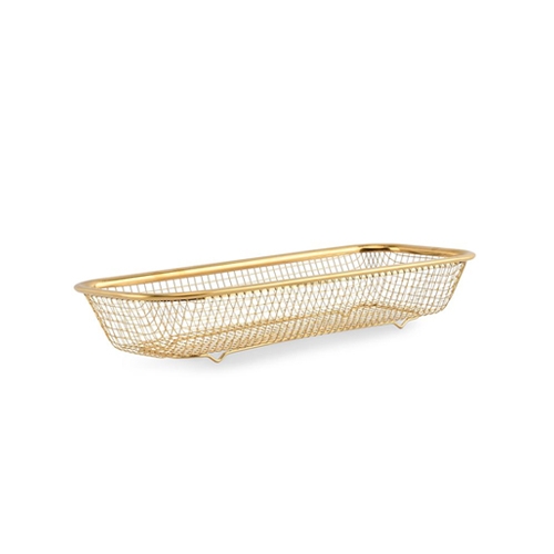 raadmand afm 31x13cm hgt 55cm goud serve bonbistro