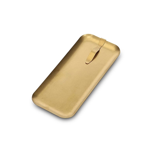 ekeninghouder afm 225x10cm met clip antique goud serve bonbistro