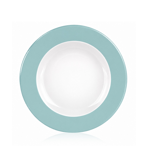 Bord diep diam. 23cm. Ocean kleur Mint Nova