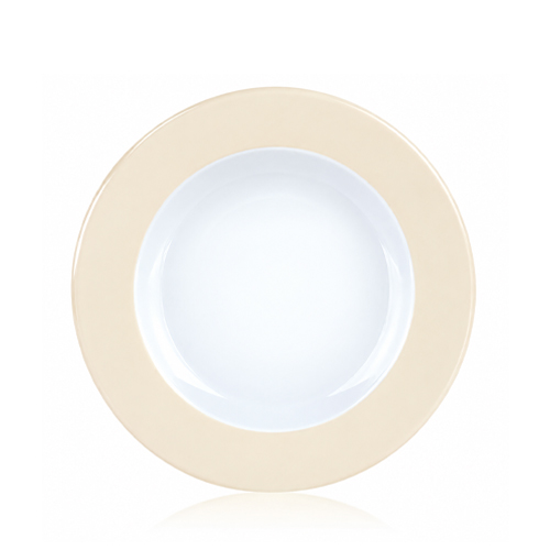 Bord diep diam. 23cm. Ocean kleur Vanilla mist Nova